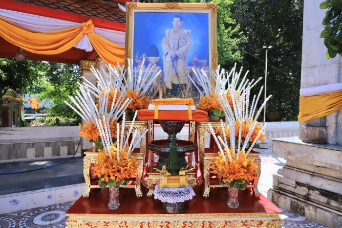 กรมพัฒนาฝีมือแรงงาน อัญเชิญผ้าพระกฐินพระราชทาน ทอดถวาย ณ วัดจันทน์กะพ้อ จังหวัดปทุมธานี